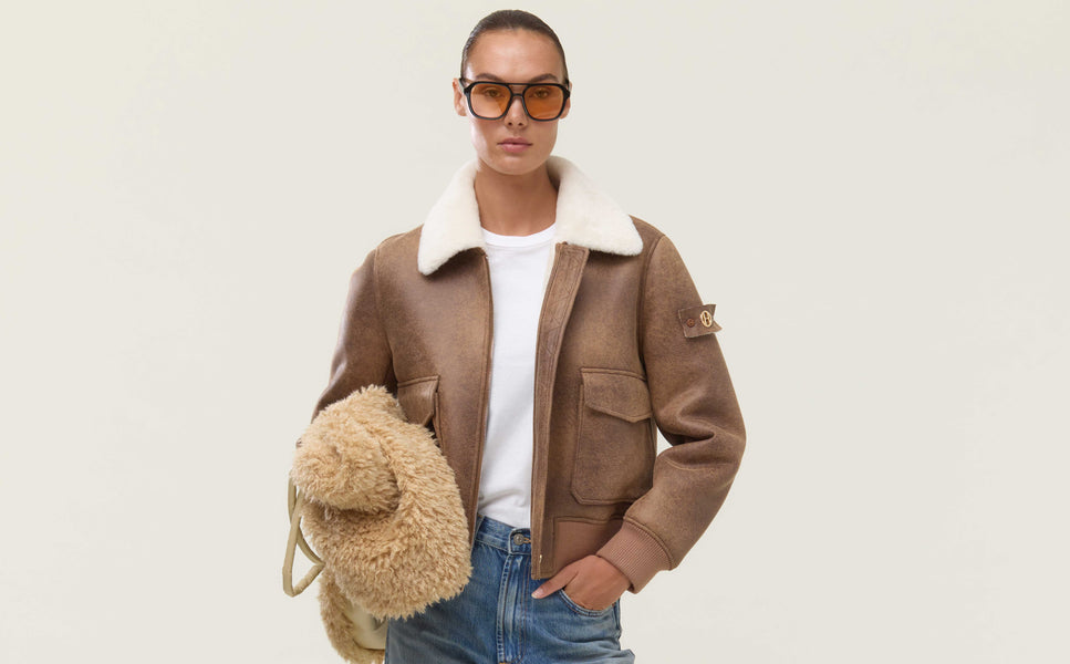 SHEARLING JACKETS & COATS